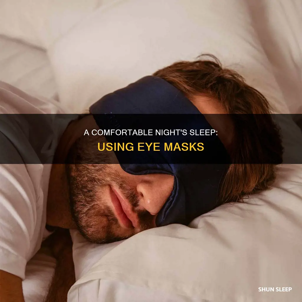 how to use sleeping eye mask