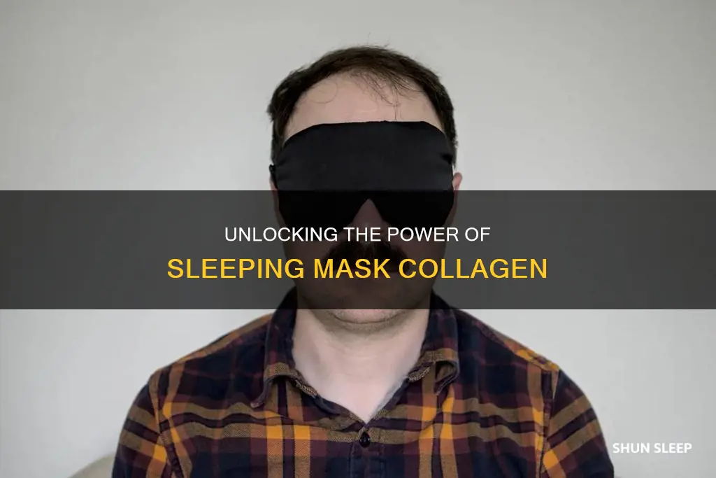 how to use sleeping mask collagen