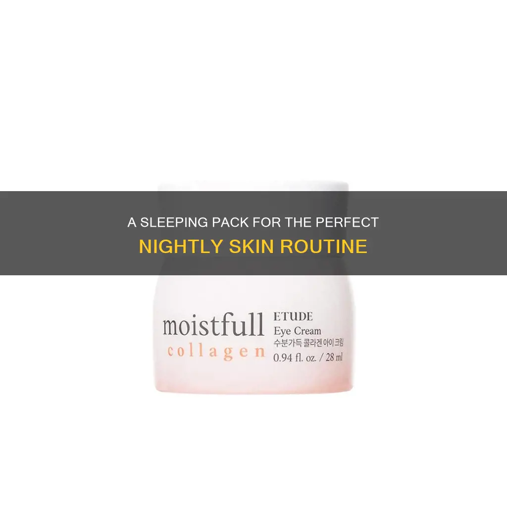 how to use sleeping pack etude house
