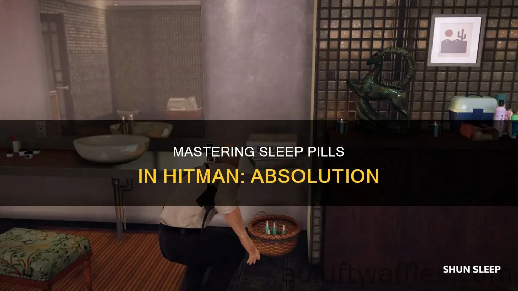 how to use sleeping pills in hitman absolution