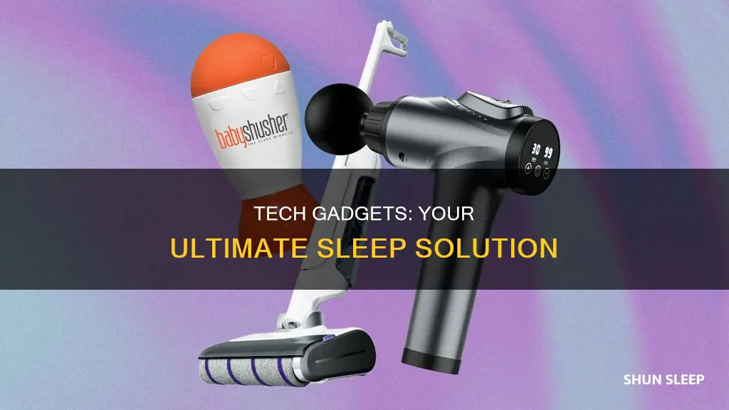 how to use tech gadgets to improve sleep