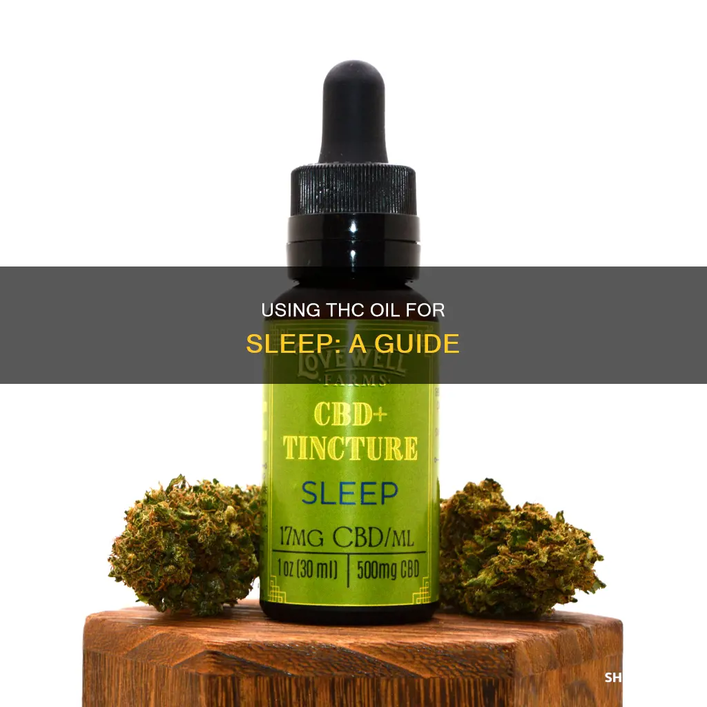 how to use thc oil for sleep