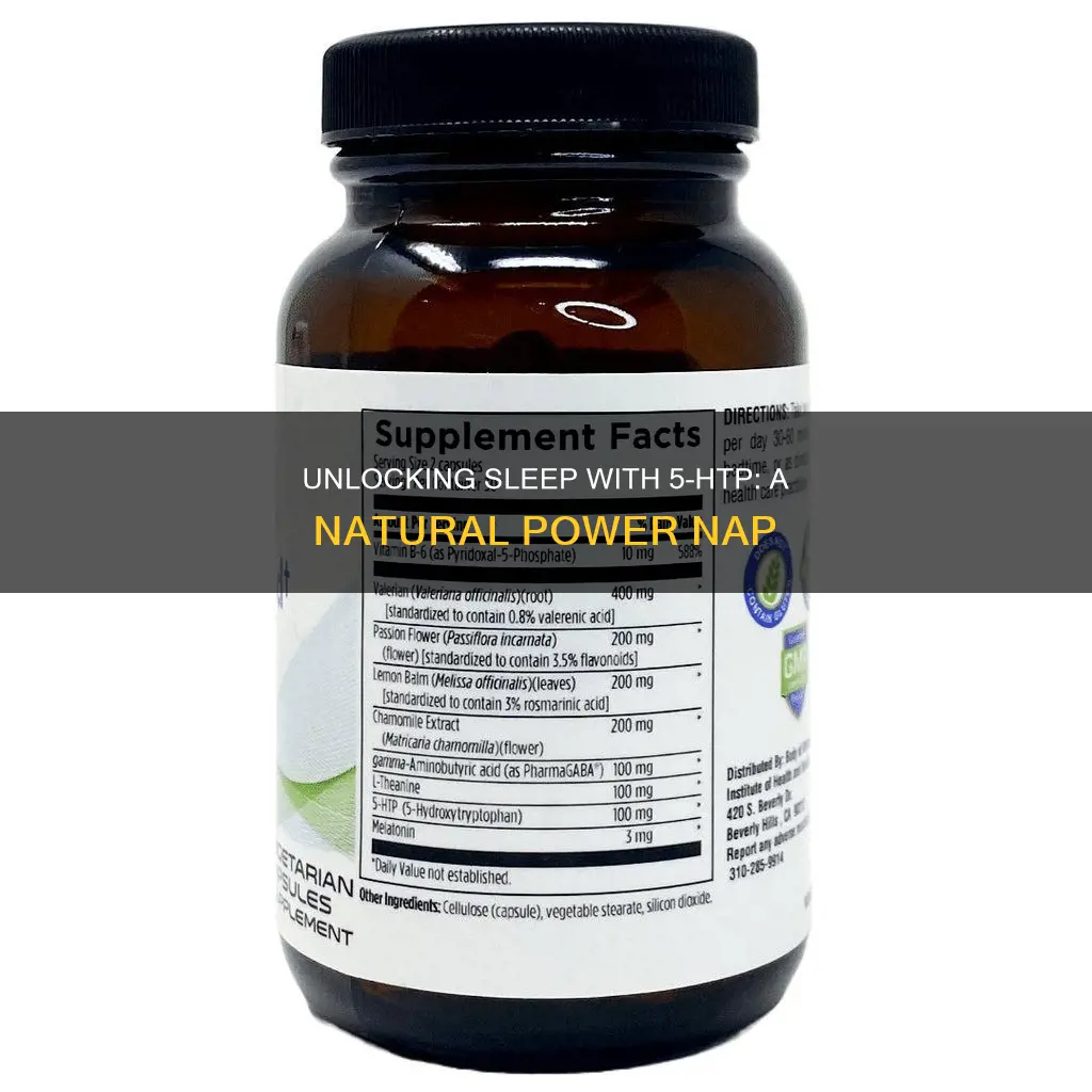 how to use the 5-htp power for a sleep aid