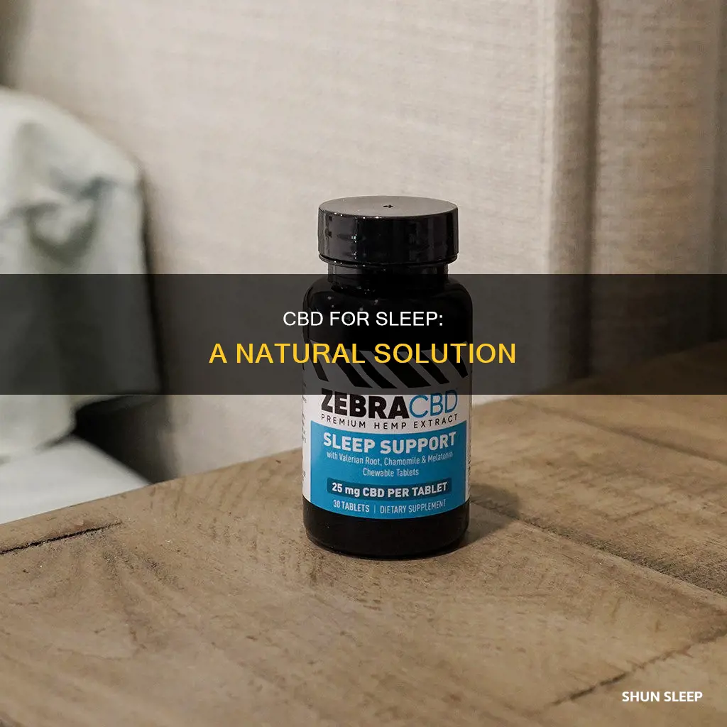 how to use the cbd for sleeping
