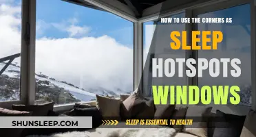 Corners for Napping: Windows' Sleep Hotspots