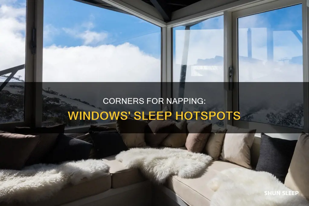 how to use the corners as sleep hotspots windows