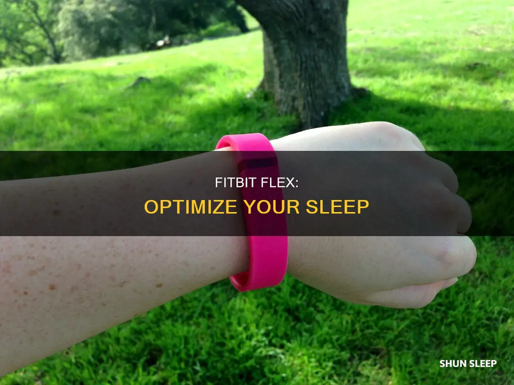 how to use the fitbit flex for sleep