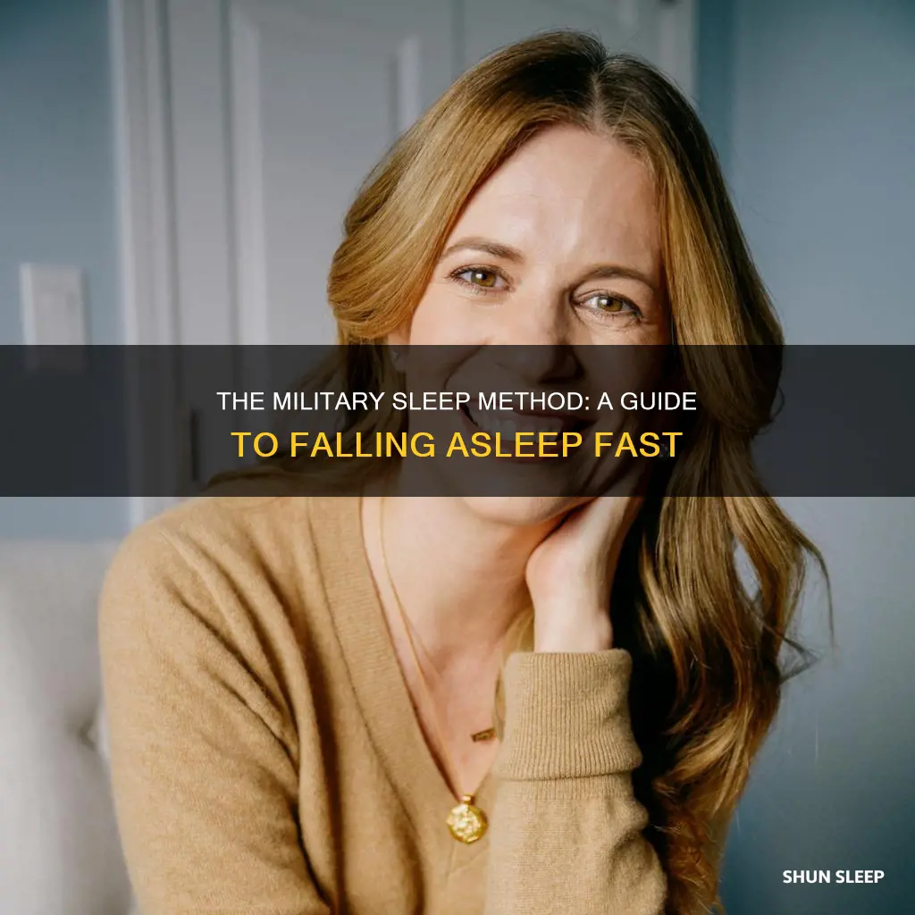 how to use the military sleep method
