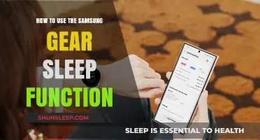 Unlocking Samsung Gear Sleep Function: A Guide