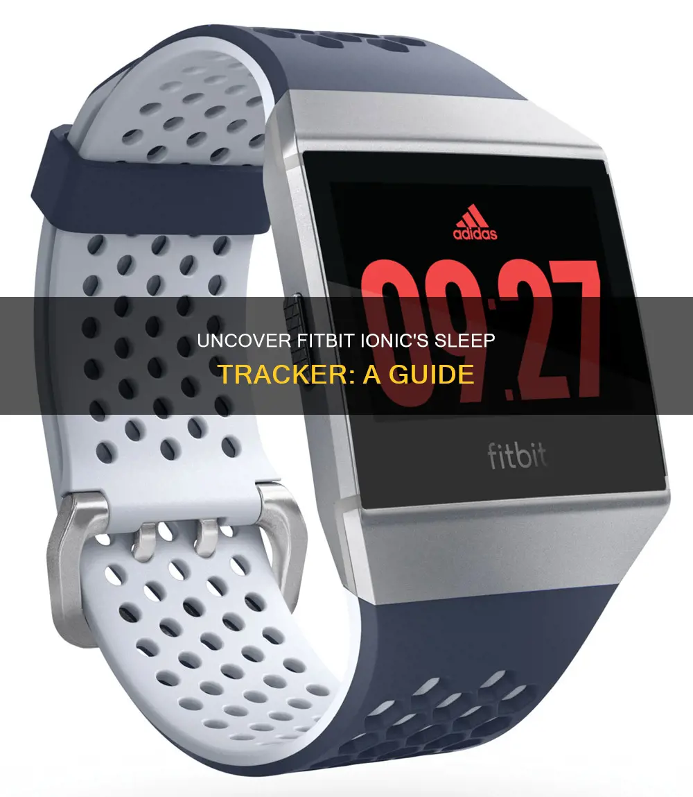 how to use the sleep tracker on fitbit ionic