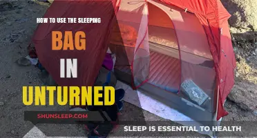 Unturned Sleeping Bag: Tips for Usage