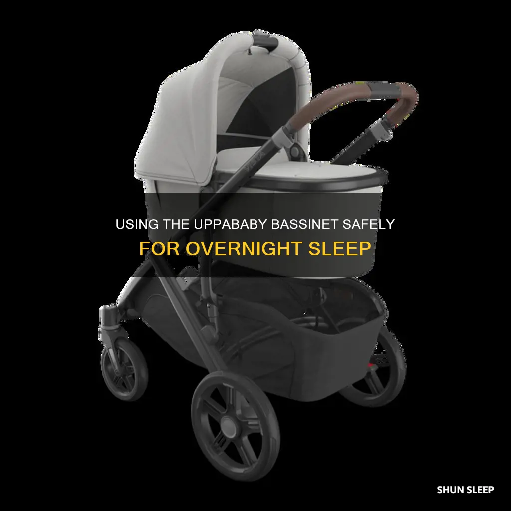 how to use the uppababy bassinet for overnight sleeping