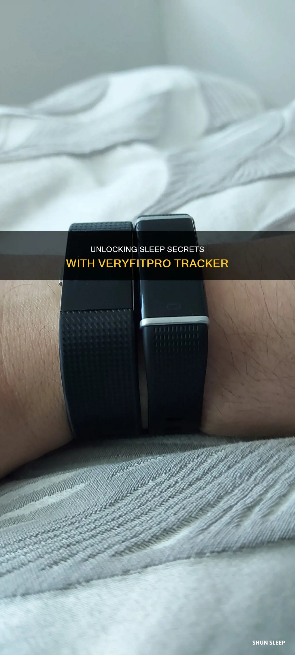 how to use the veryfitpro sleep tracker