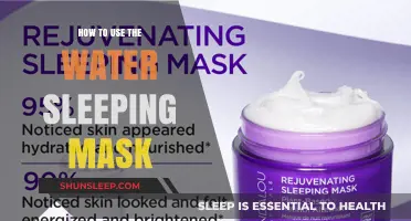 The Ultimate Guide to Using Water Sleeping Masks