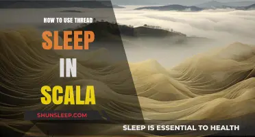Effective Thread Sleep Usage in Scala