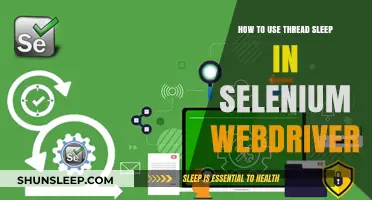 Effective Thread Sleep Usage in Selenium Webdriver