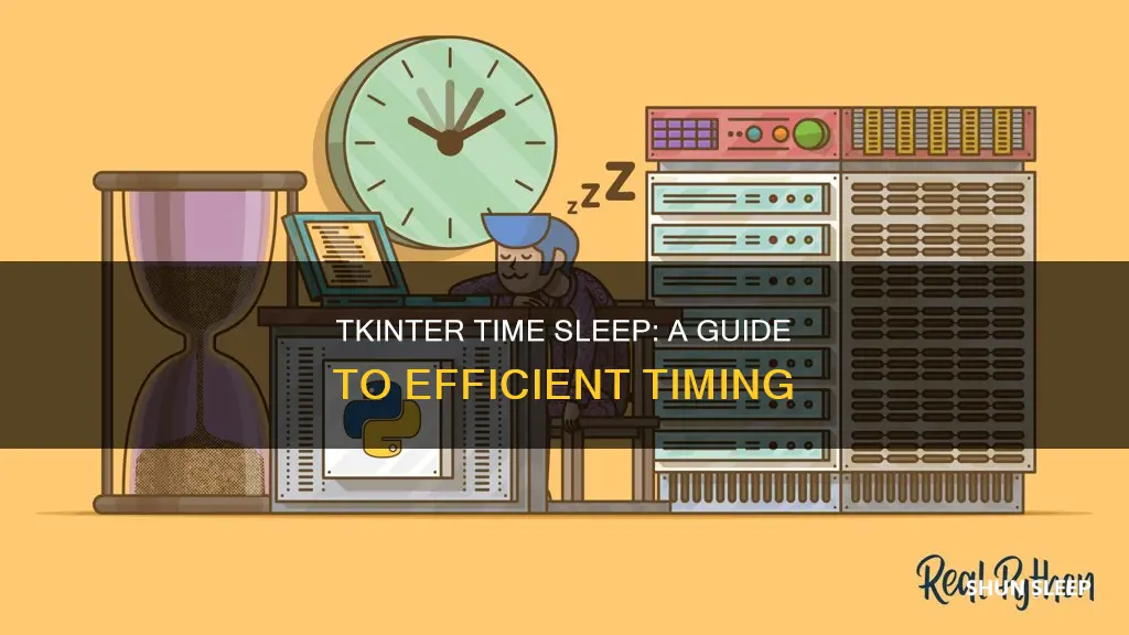 how to use time sleep in tkinter