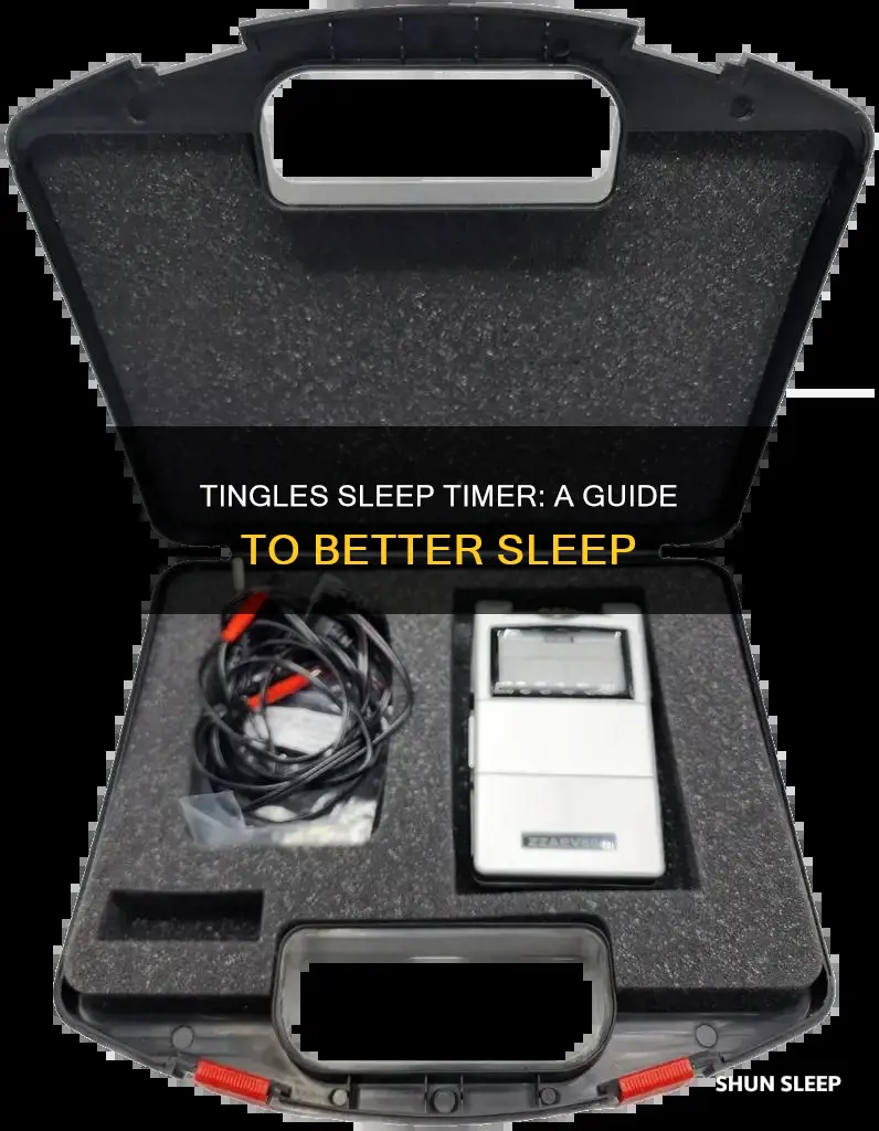 how to use tingles sleep timer