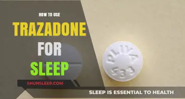 Trazodone for Sleep: Effective Use and Precautions