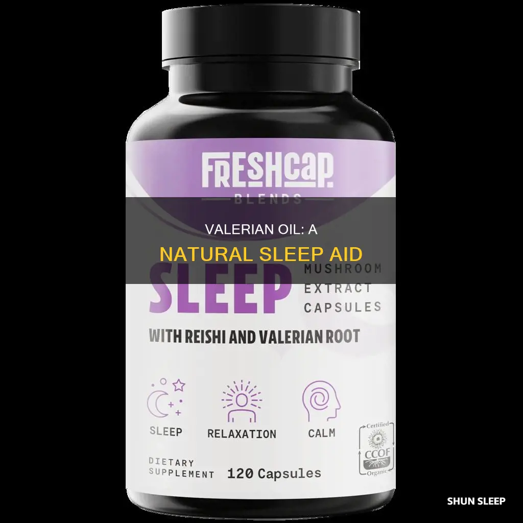 how to use valerian essential oil for sleep