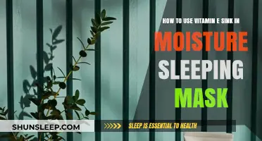 The Ultimate Guide to Using Vitamin E Sleeping Mask