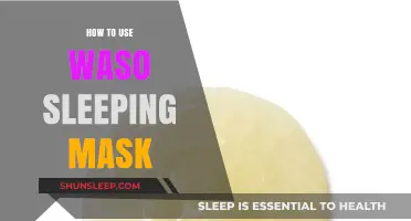 Waso Sleeping Mask: Application Techniques for Glowing Skin