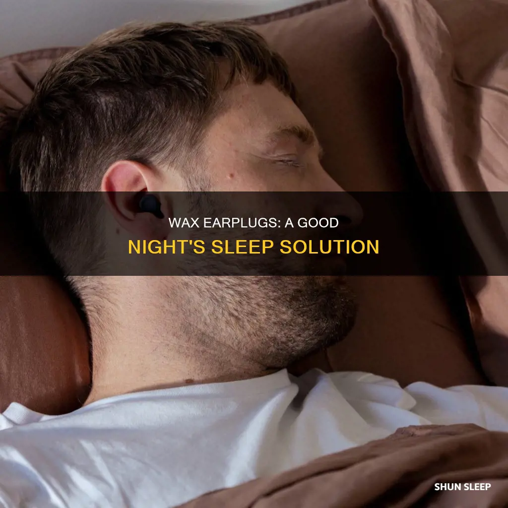 how to use wax earplugs for sleeping