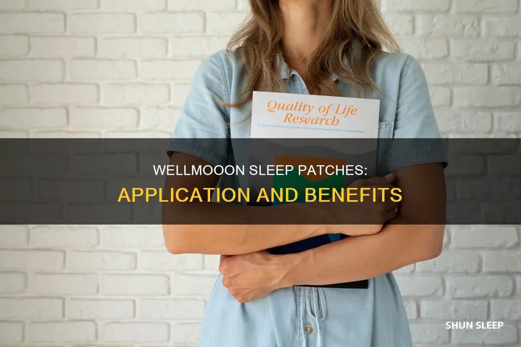how to use wellamoon sleep patches