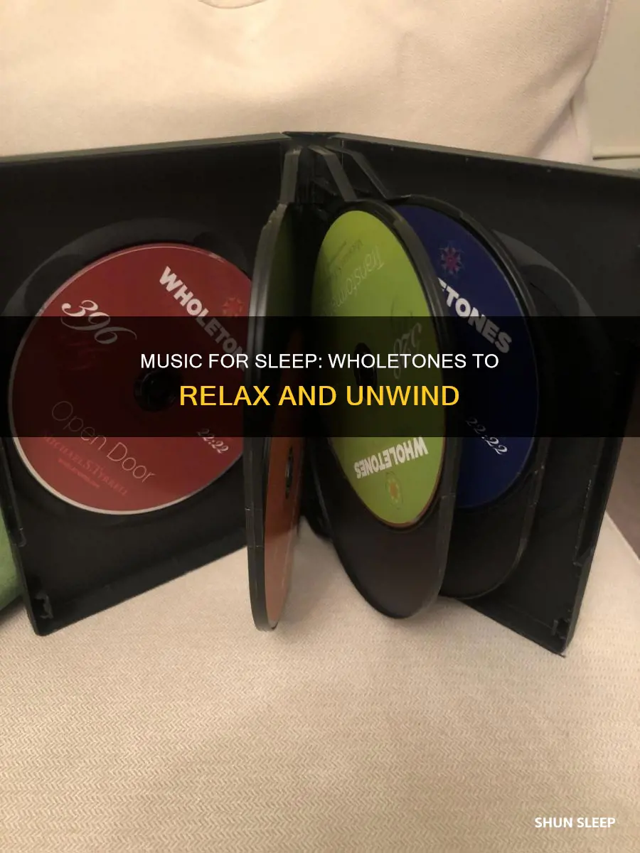 how to use wholetones for sleep