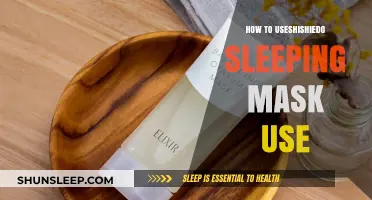 Shiseido Sleeping Mask: Application and Benefits