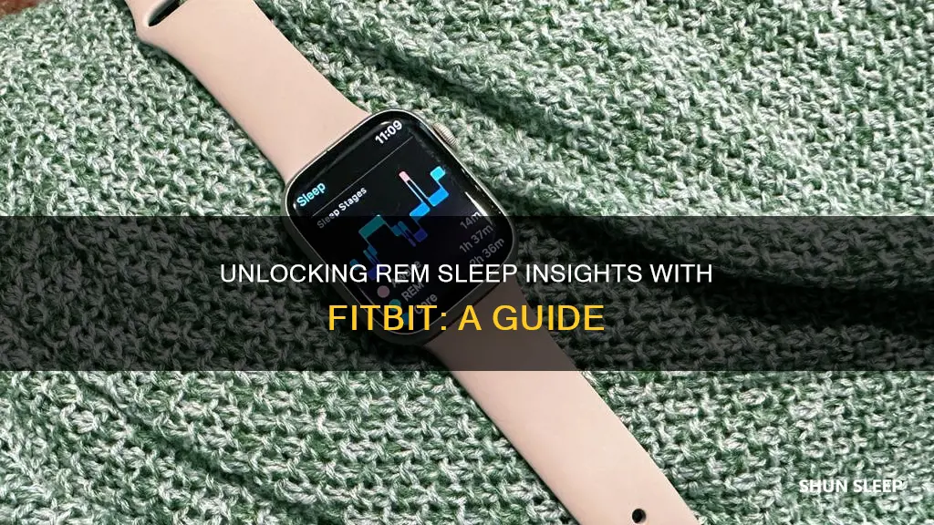 how to view rem sleep on fitbit