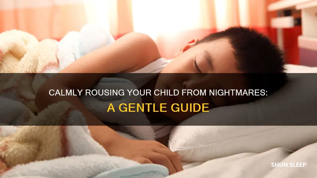 how to wake a child from a deep sleep nightmares