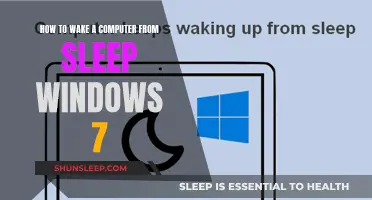 Waking Windows 7 Computers from Sleep Mode