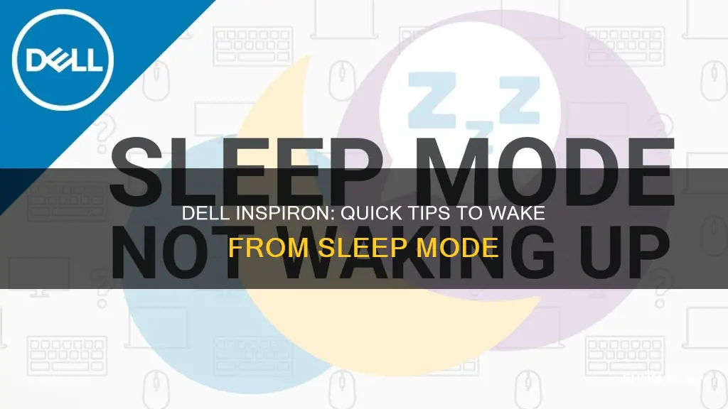 how to wake a dell inspiron from sleep