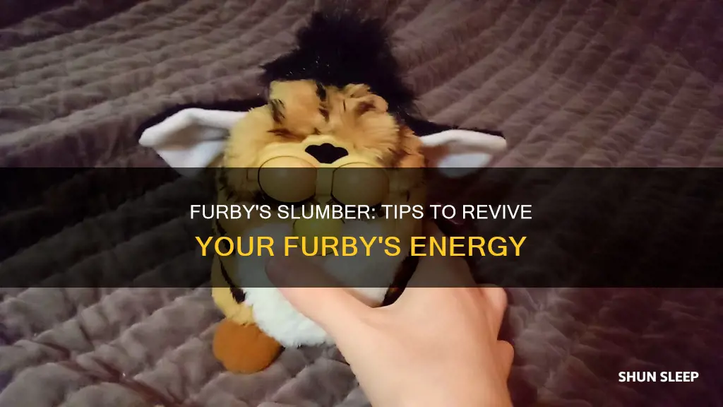 how to wake a furby sleeping