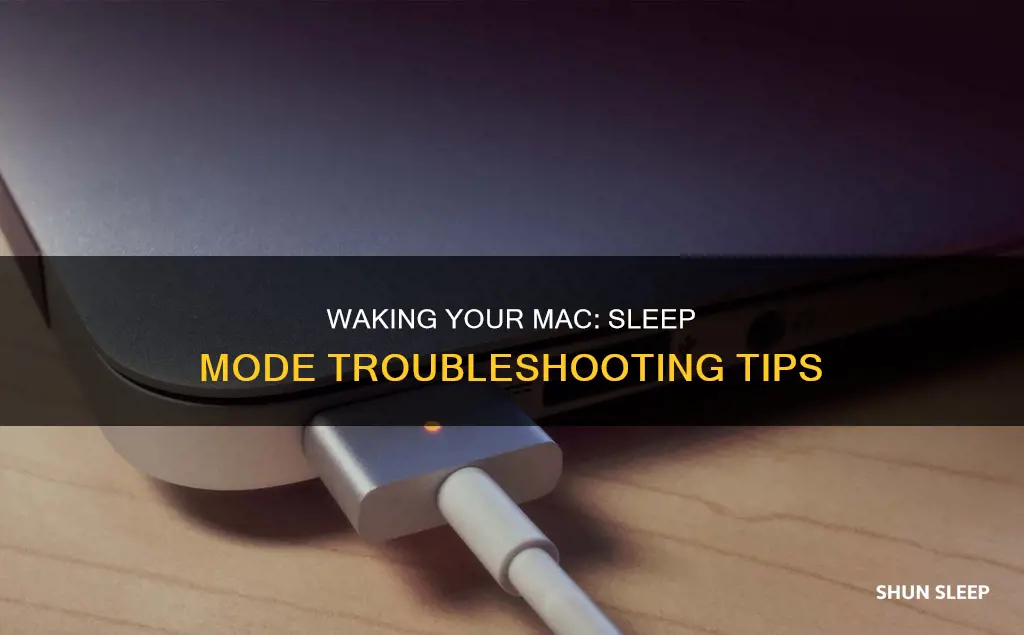 how to wake a mac from sleep