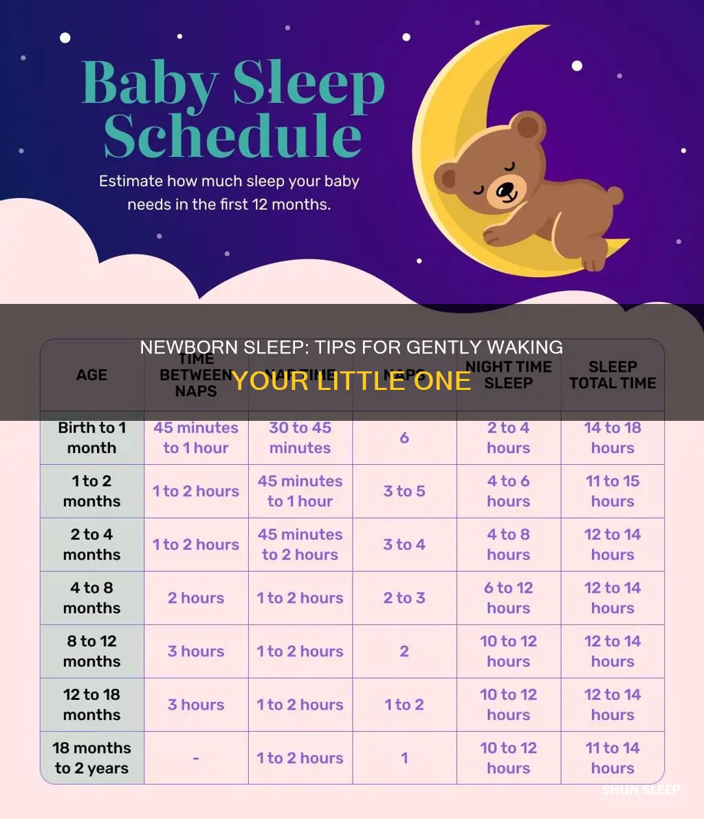 how to wake a newborn out of deep sleep