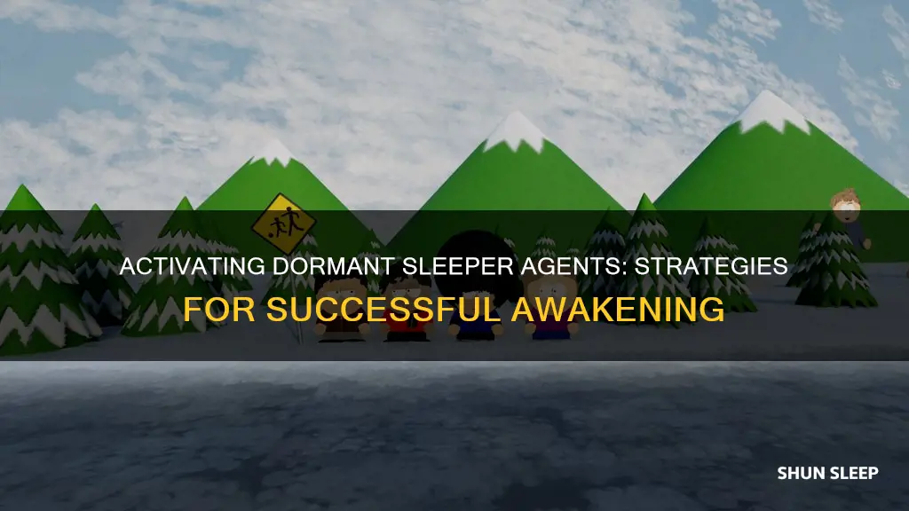 how to wake a sleeper agent