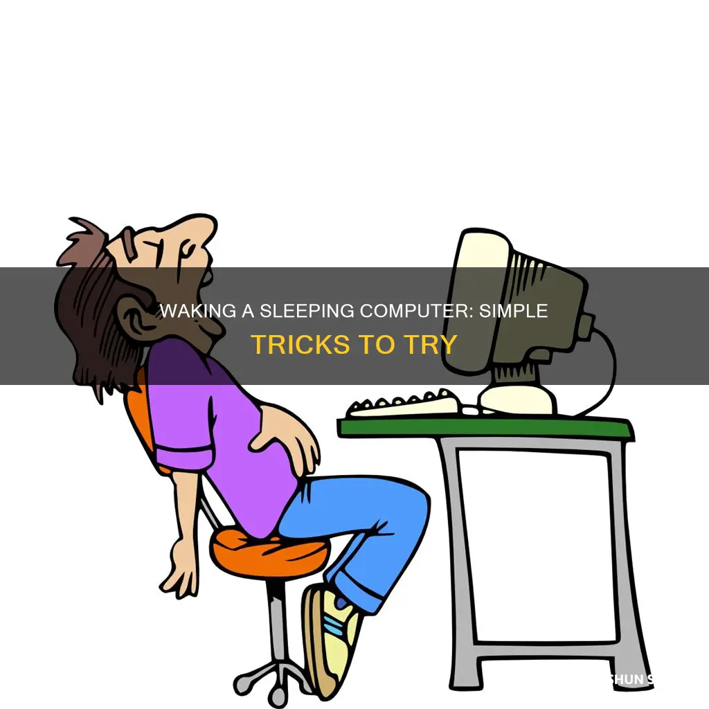 how to wake a sleeping computer