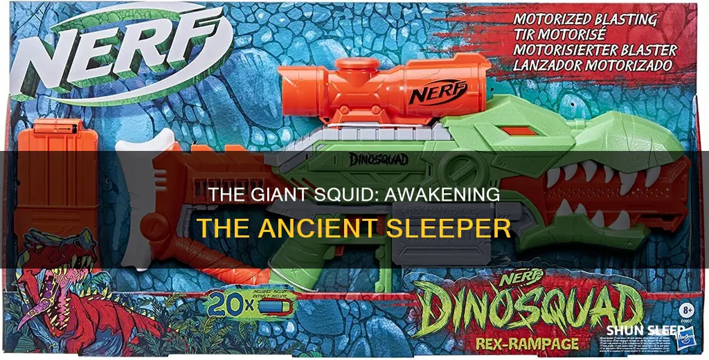 how to wake a sleeping dino squid