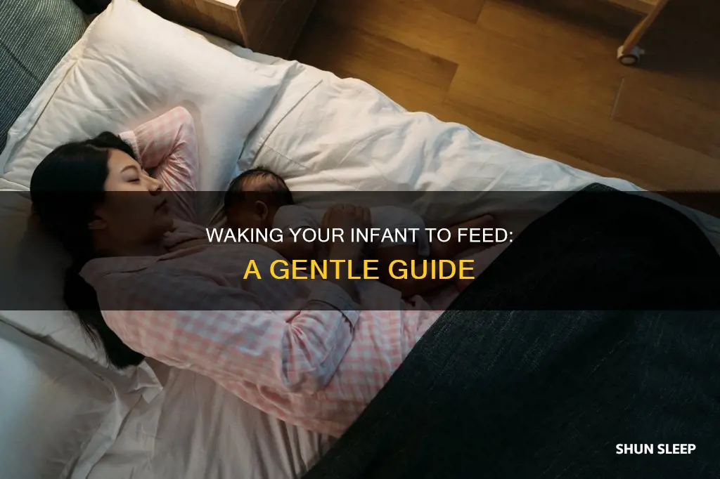 how to wake a sleeping infant to feed