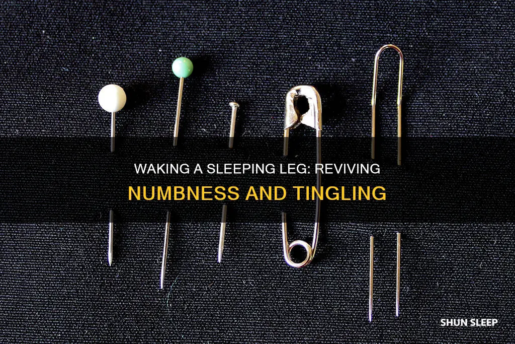 how to wake a sleeping leg