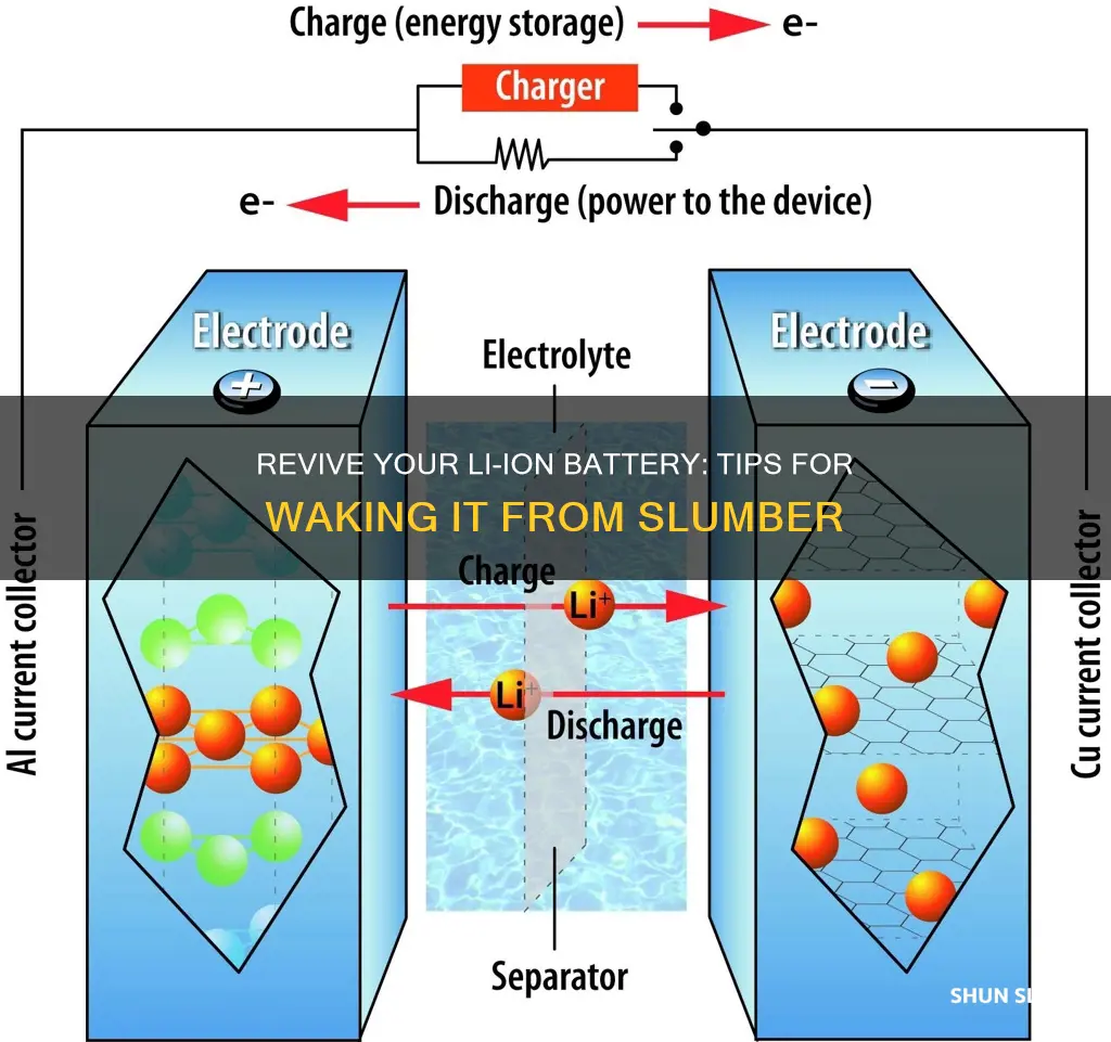 how to wake a sleeping li-ion battery