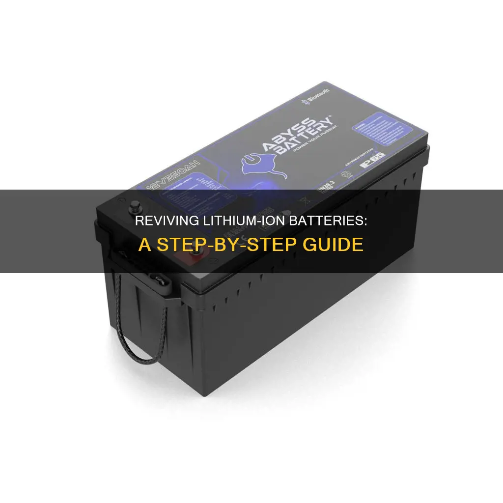 how to wake a sleeping lithium-ion battery