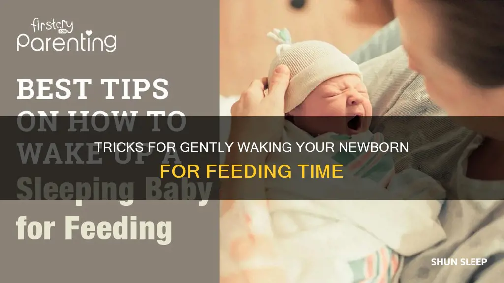 how to wake a sleeping newborn to nurse