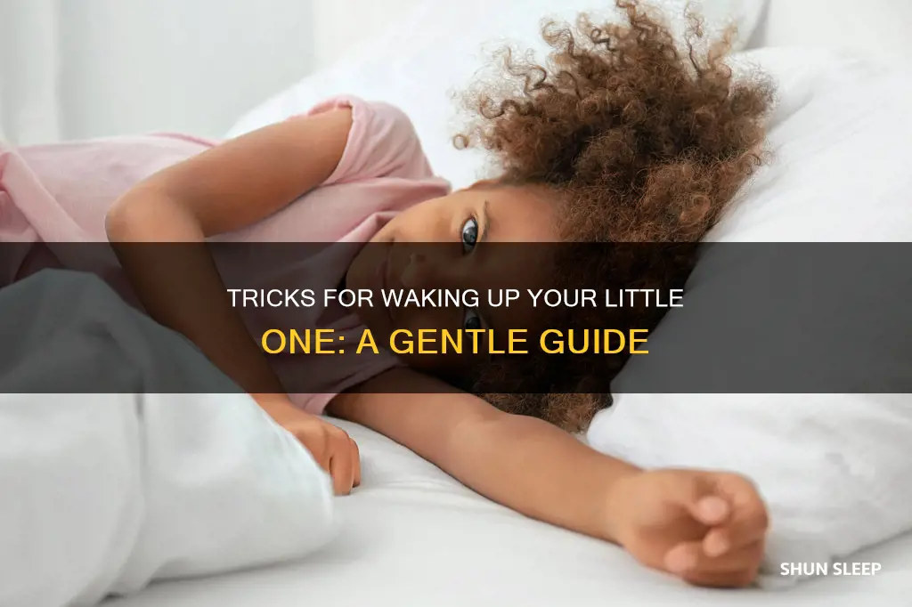 how to wake a soundly sleeping child