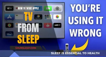 Apple TV: Tips to Wake from Sleep Mode