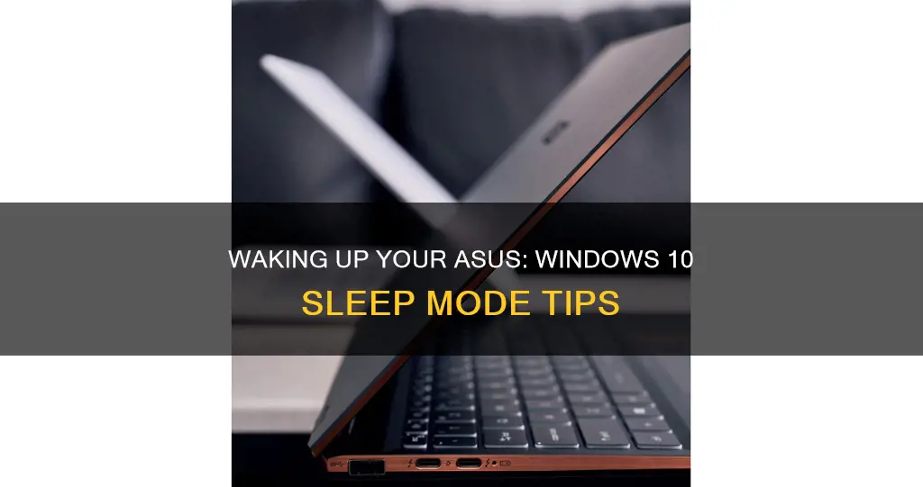 how to wake asus computer from sleep windows 10