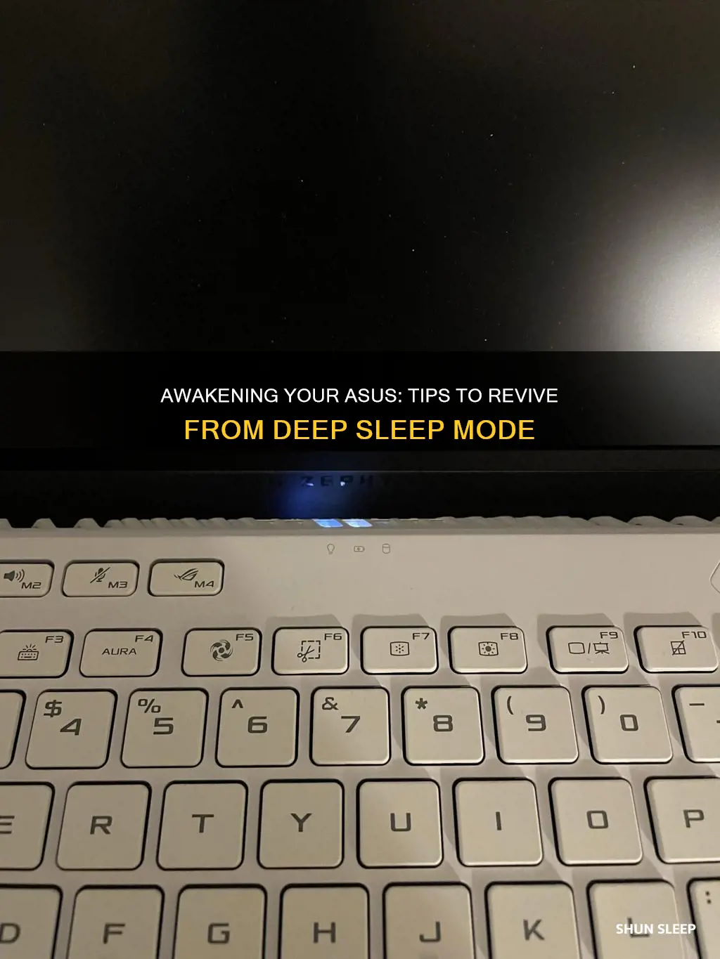 how to wake asus laptop from deep sleep