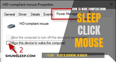 Mouse Clicks: Waking Up Your Computer from Slumber